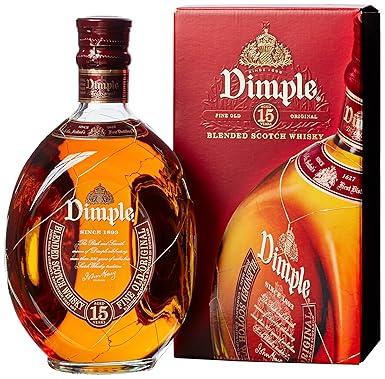Dimple 15 Years Old mit Geschenkverpackung Whisky (1 x 1 l)