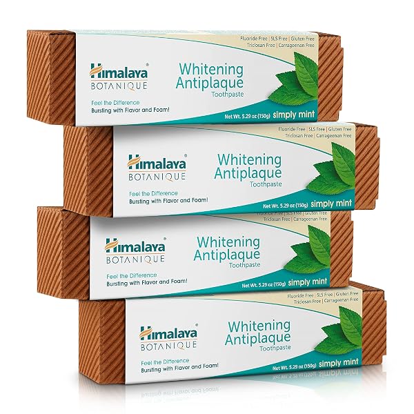 HIMALAYA BOTANIQUE WHITENING COMPLETE CARE TOOTHPASTE, TEETH WHITENING,...