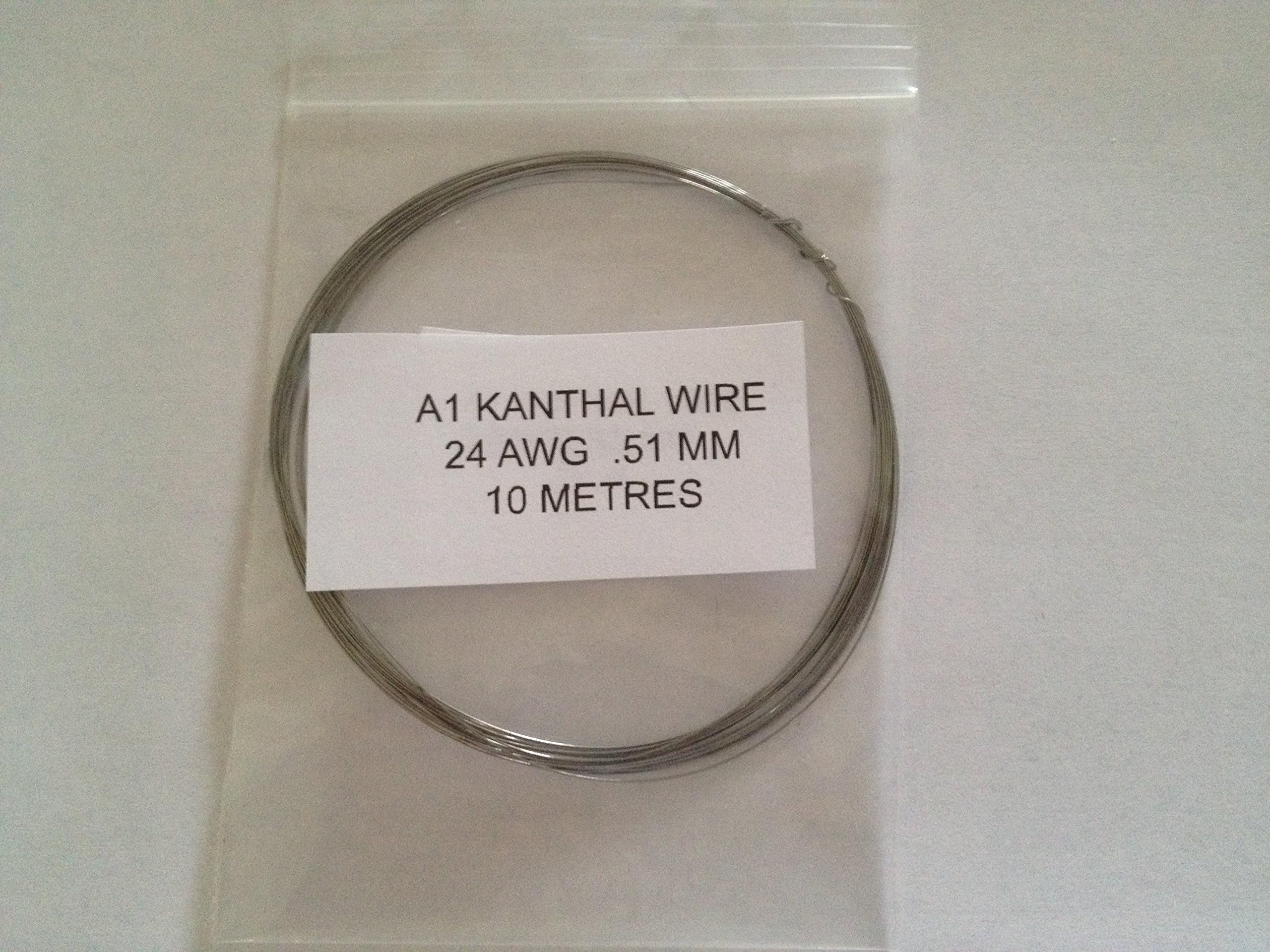 Kanthal A1 Resistance RBA/RBD Coil Wire 0.51 mm/24AWG Cable – 10 Metre Roll