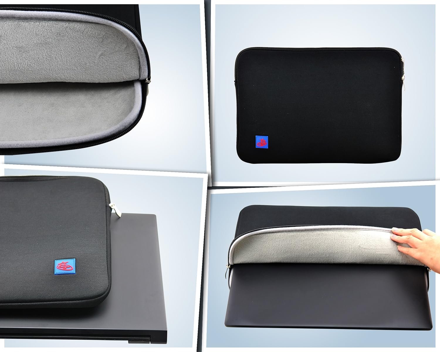 Red Star Tec 15.6" Laptop Sleeve For Laptops & MacBooks - Image 4
