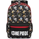Get Trend Pokemon | One Piece | SmileyWorld Kids Backpack for Boys, Anime 18 inch Book Bag, Padded Straps Travel School Bag