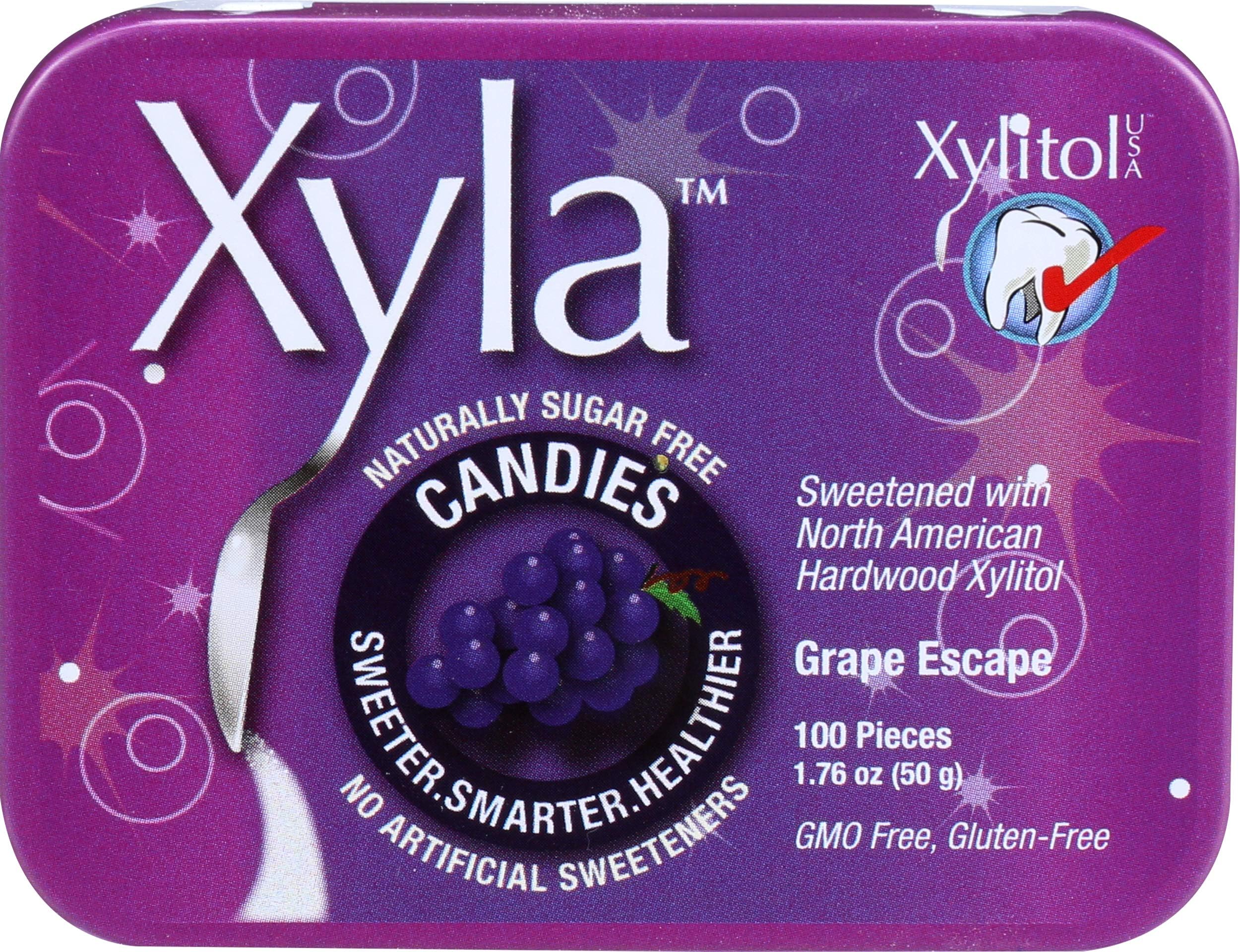 Xyla, Candy Ricochet Grape Escape, 100 Count