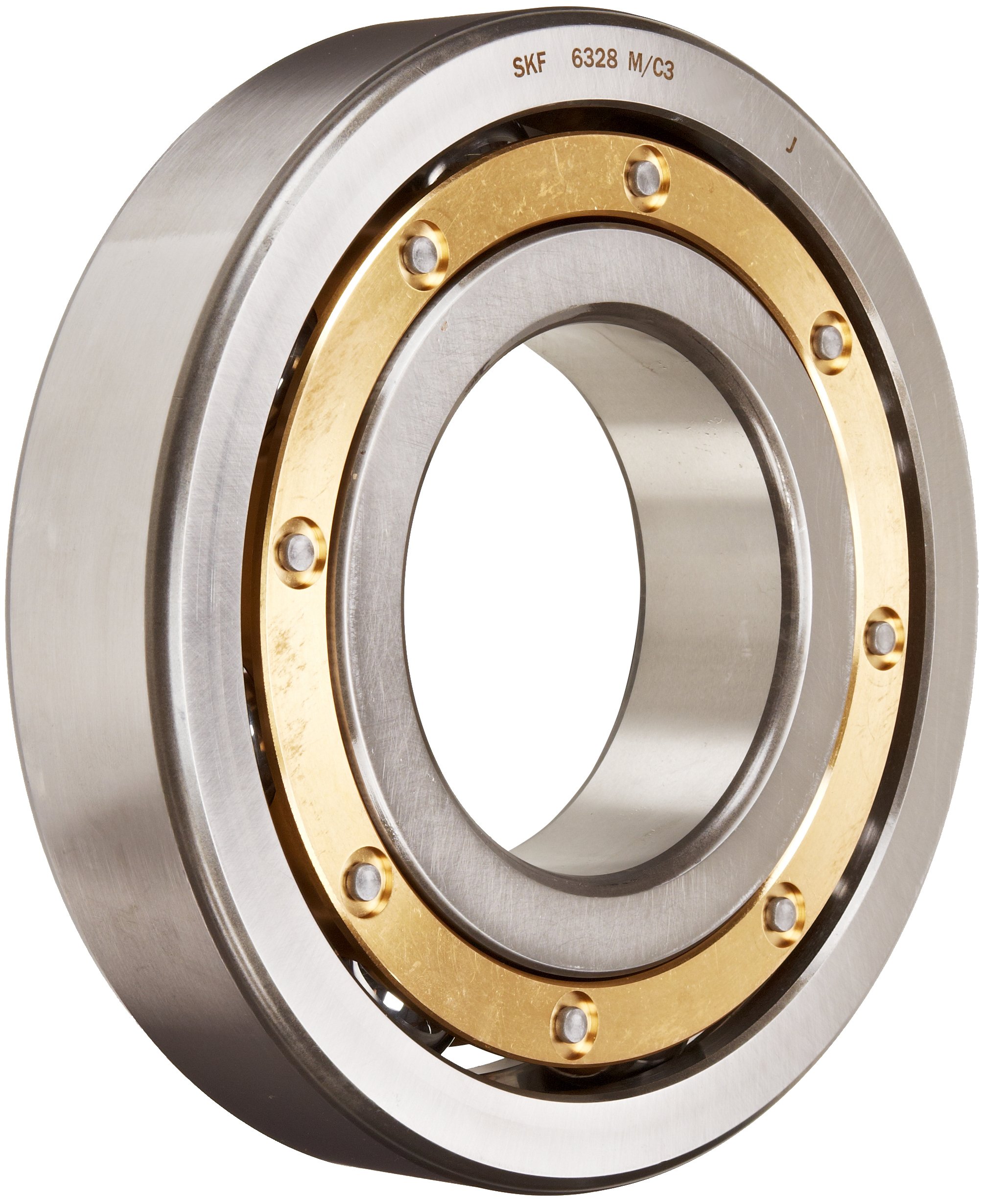SKF 6328 M/C3 Radial Deep Groove Ball Bearing, 140 ID, Bearing steel