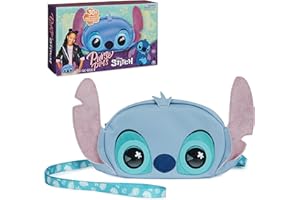 Purse Pets, Disney Stitch Officially Licensed Interactive Pet Toy & Kids Purse, Stitch Plush Crossbody Bag, Stitch Gifts for 