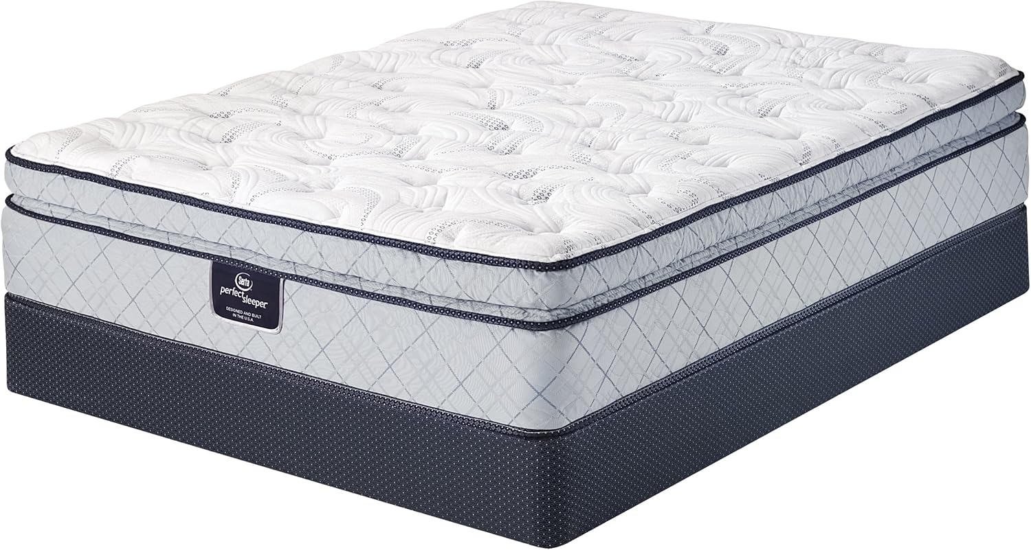 Amazon Com Serta Perfect Sleeper Edinburgh Super Pillow Top