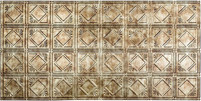 Fasade Easy Installation Traditional 4 Bermuda Bronze Glue Up