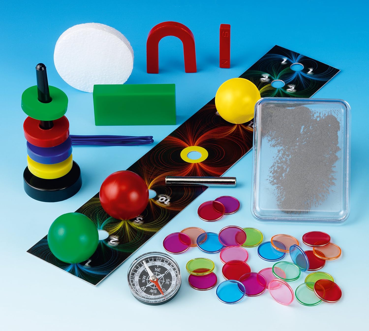 Amazon Com Thames Kosmos Magnetic Science 33 Stem Experiments Ages 8 Learn About Earth S Magnetic Poles Discover How Invisible Magnetic Fields Work Full Color 48 Page Manual Toys Games