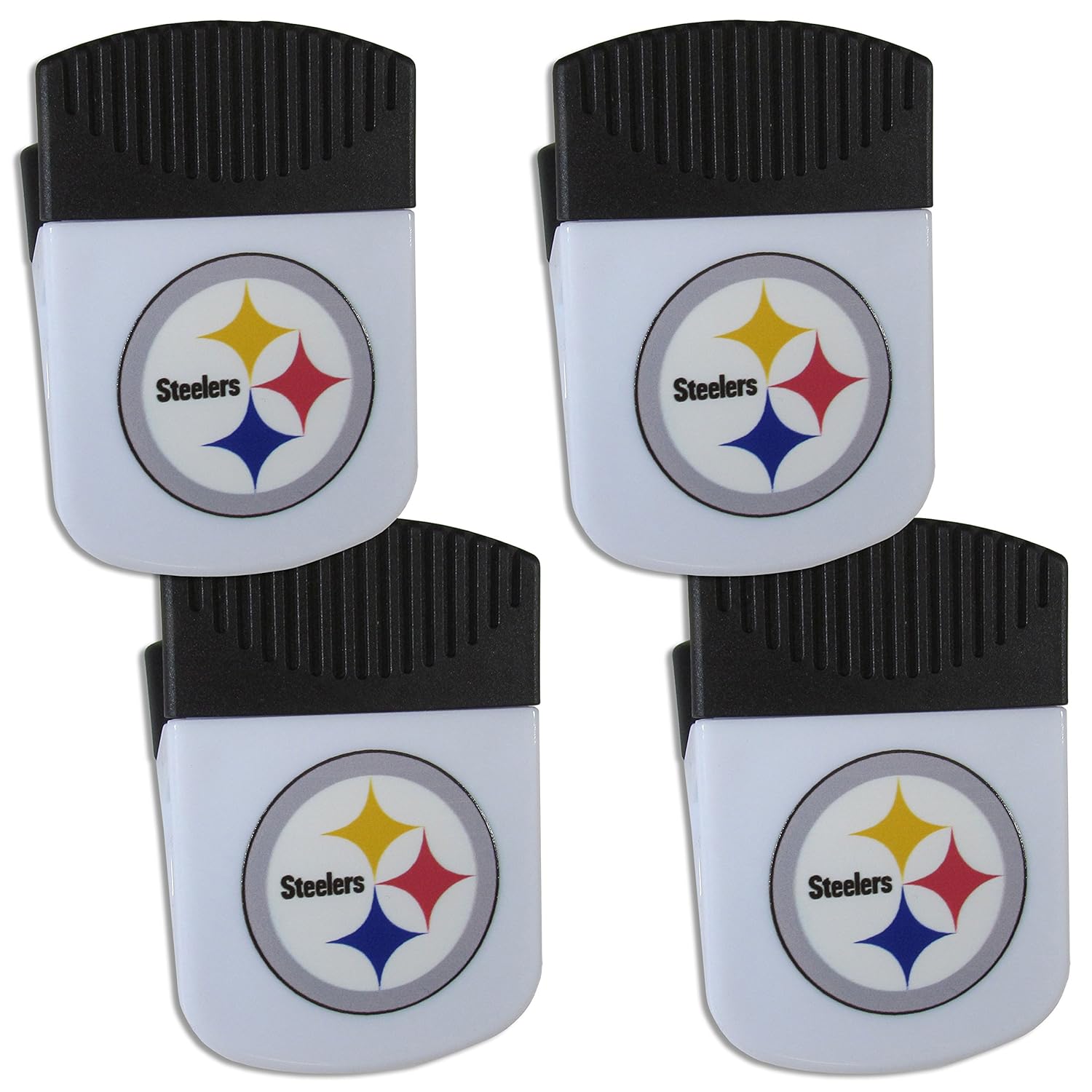 Siskiyou NFL Unisex Chip Clip Magnet with Bottle Opener 4 Pack