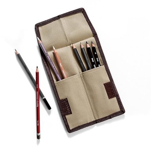 Derwent Canvas Pencil Wrap, 30 Pencils and Accessory Capacity