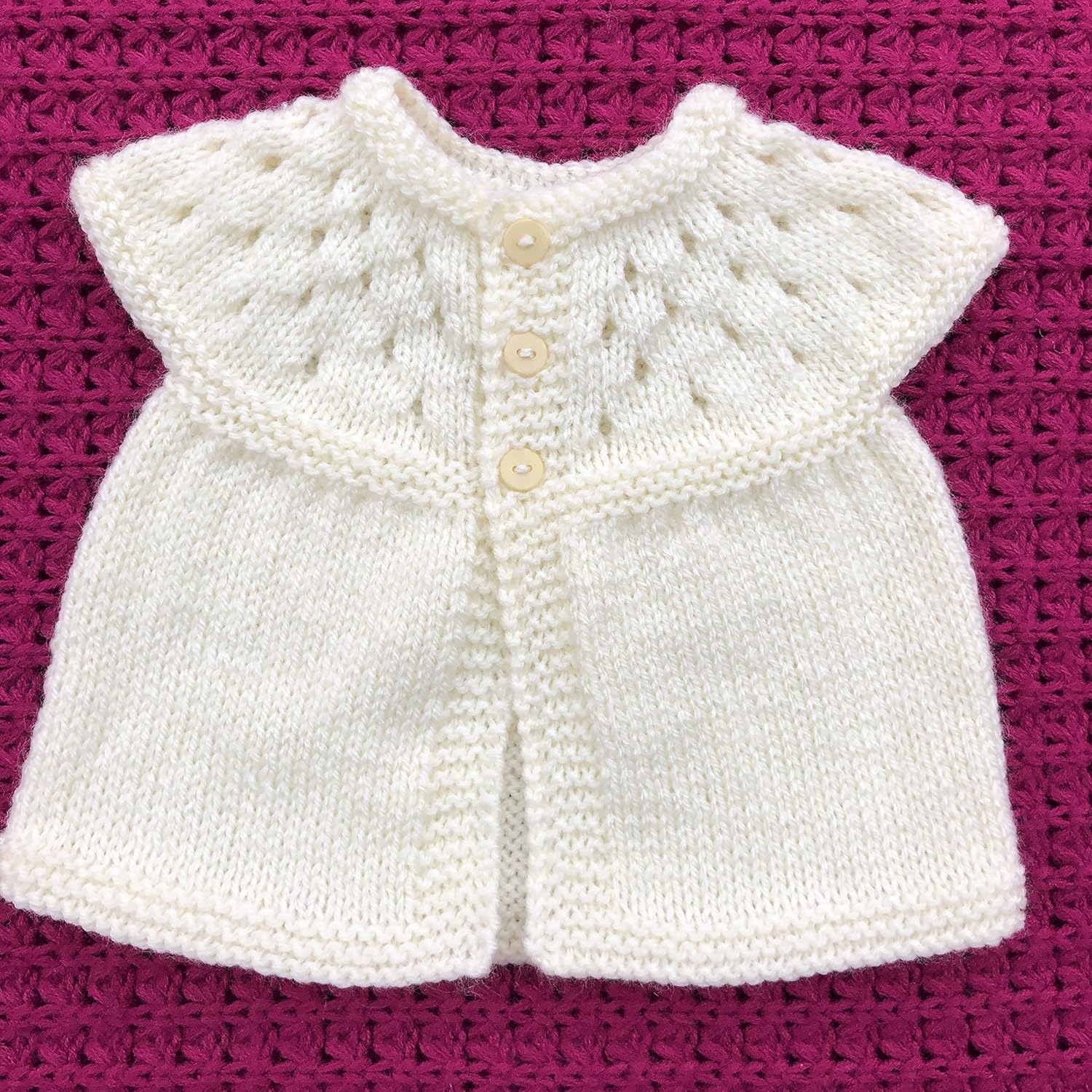 lemon baby cardigan