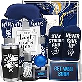 Get Well Soon Gifts for Men, After Surgery Cancer Gifts for Men Chemo Care Package Get Well Gift Basket for Sick Friends, Thinking of You Feel Better Birthday Gifts Box for Men Dad Brother w/Tumbler