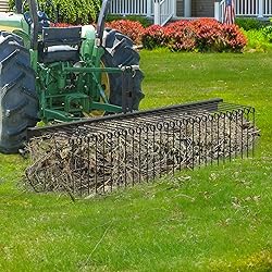 YINTATECH 72in 3 Point Tractor Rake, Pine Straw