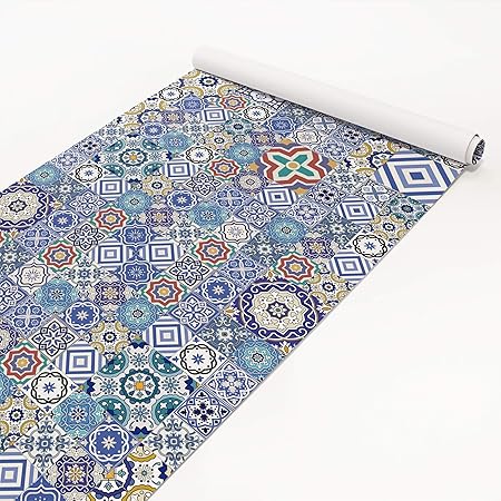 Carta Adesiva Per Mobili Tiling Pattern 50 X 100 Cm