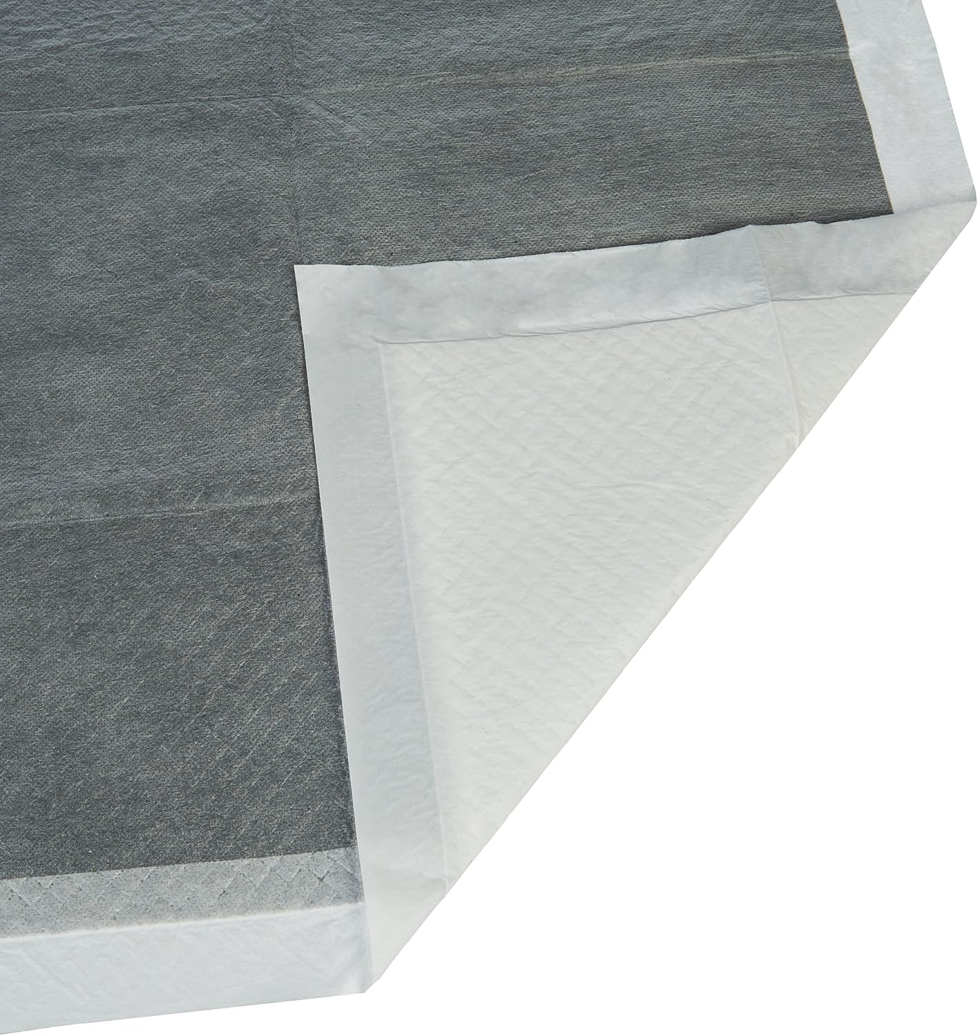 Amazon Basics Carbon Odour-Control Dog and Puppy Training Pads, Leakproof with Quick-Dry Surface, Regular, Pack of 80, Grey - Image 4