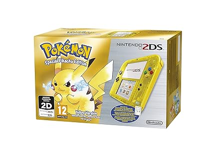 Amazon Com Pokemon Yellow Pikachu Nintendo 2ds th Anniversary Special Edition Pal Uk Import Video Games