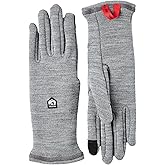 Hestra Gravita Merino Liner, 5-Finger Touchscreen-Compatible Wool Blend Glove Liners for Everyday Warmth and Layering