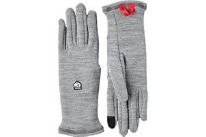 Hestra Gravita Merino Liner, 5-Finger Touchscreen-Compatible Wool Blend Glove Liners for Everyday Warmth and Layering
