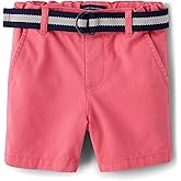 The Children's Place,and Toddler Boys Chino Shorts, Simply White, 18-24 M/M