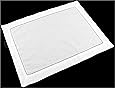 Natural Linen Hestitched Cocktail Napkins -A Dozen 6″x6″-Ladder Hestitch 100% Linen Coasters