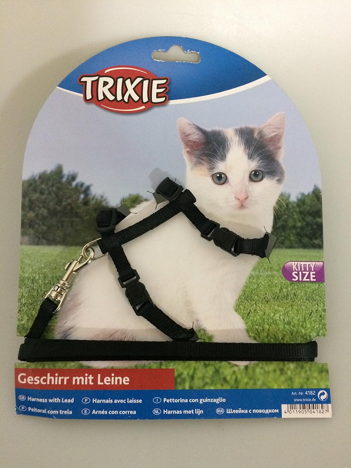 Trixie 4182 Set of Harness and Lead for Kittens / Small Cats Nylon 19