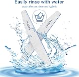 BLESWIN 12pk Nail Files 240/240 Grit Double Sided Emery Boards Natural Nails view 5