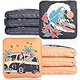Play Platoon Cornhole Bags Set - 8 Stück Pro Bean Bags | Dual Sided Slick & Sticky