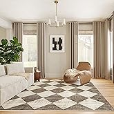 nuLOOM Fringed Performance Indoor Area Rug, Power Loomed, Easy Clean, Durable, Non-Shed, 5' x 7'10", Meline Beige