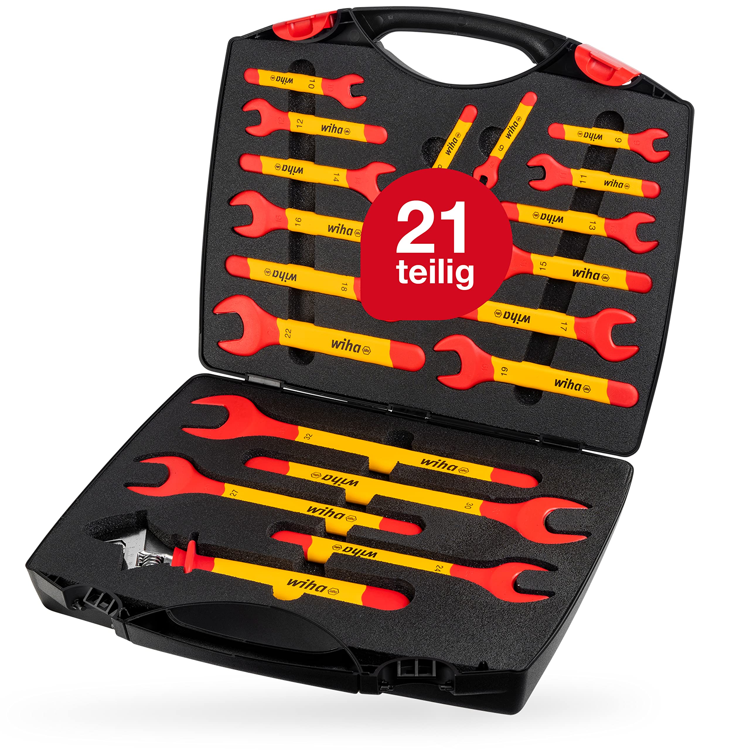 Wiha 5590NT20 Open-end Spanner Set Insulated, (43022)