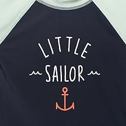 Gerber Boys' Standard Rashguard Set, Anchors
