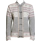 Norlender Norwegian 100% Wool Voss Cardigan Sweater w/Free 100% Wool Ski Cap