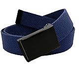 Build A Belt 1.25" Wide Black Flip Top Buckle with