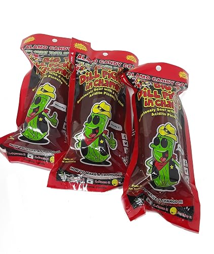 Alamo Candy Big Tex Dill Pickle In Chamoy - Three Pickles ...
