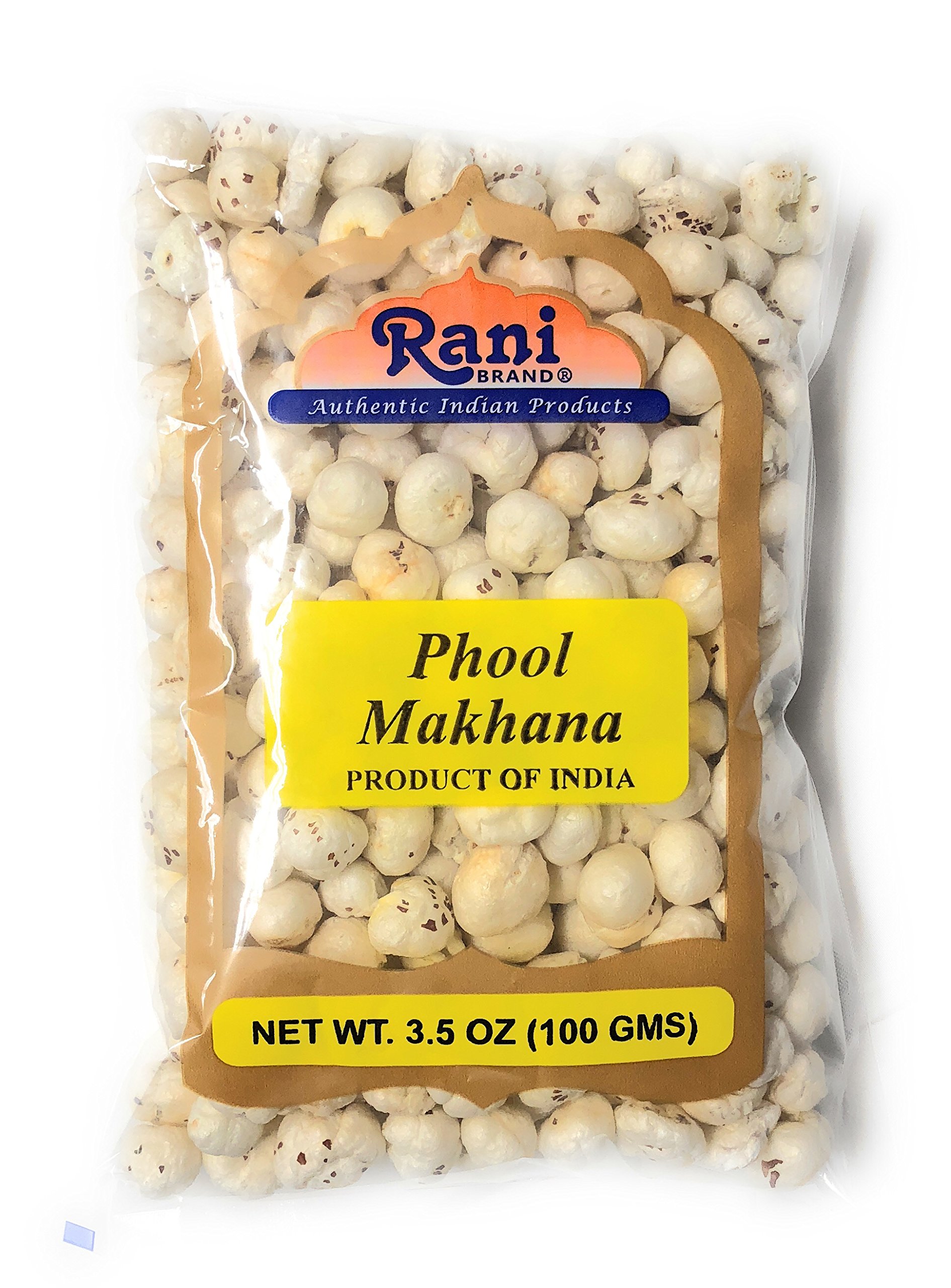 Rani Phool Makhana (Fox Nut/Popped Lotus Seed) 100g by Rani Brand Authentic Indian Products