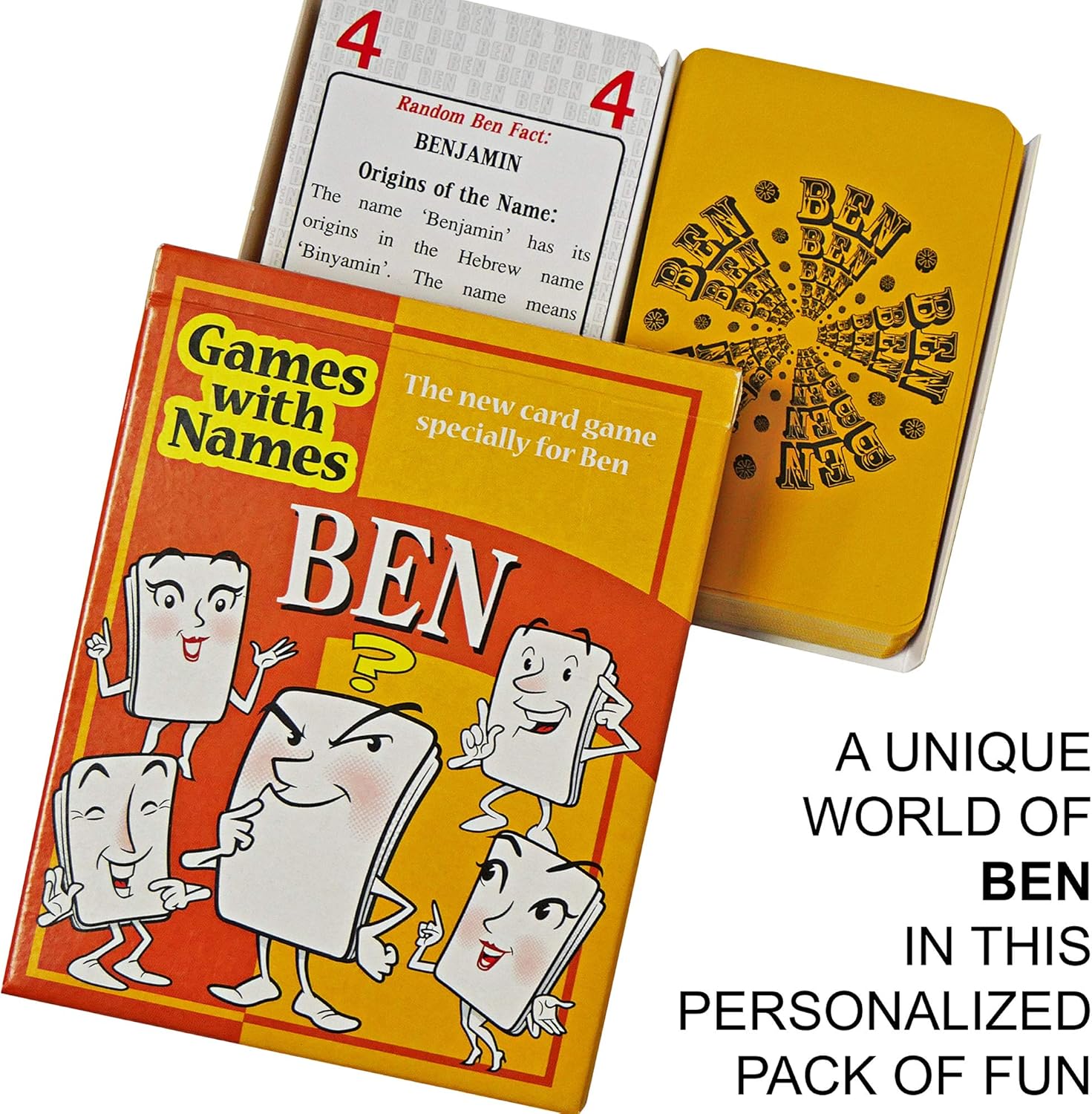 BEN'S GAME: New card game gift for men or boys called Ben or Benjamin. Ideal for birthdays games night - Image 4