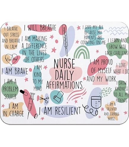 Nurse Life Funny Mouse Pad, Cute Mouse Pad For Desk, Nurses Week Gifts