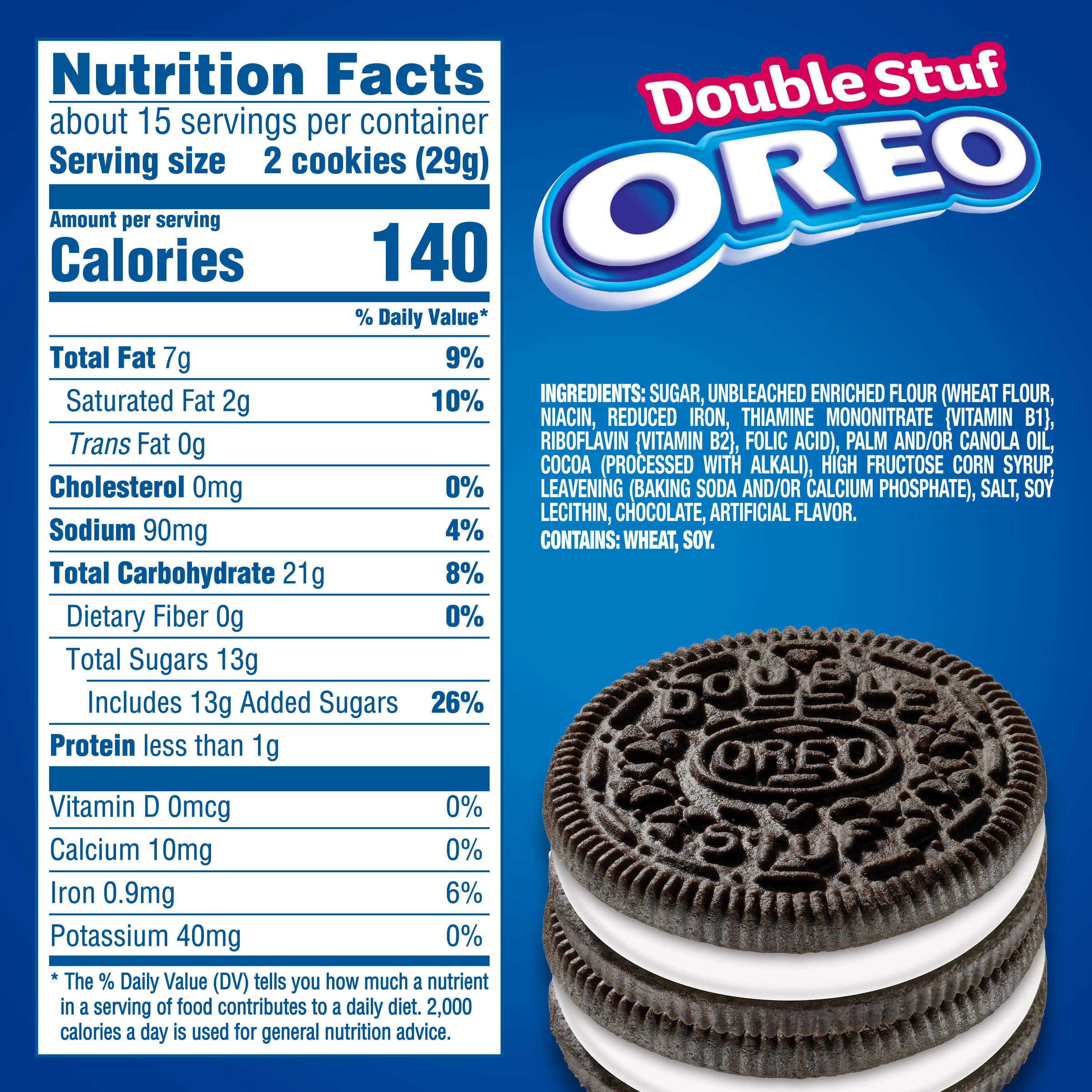 Mega stuff oreos nutrition