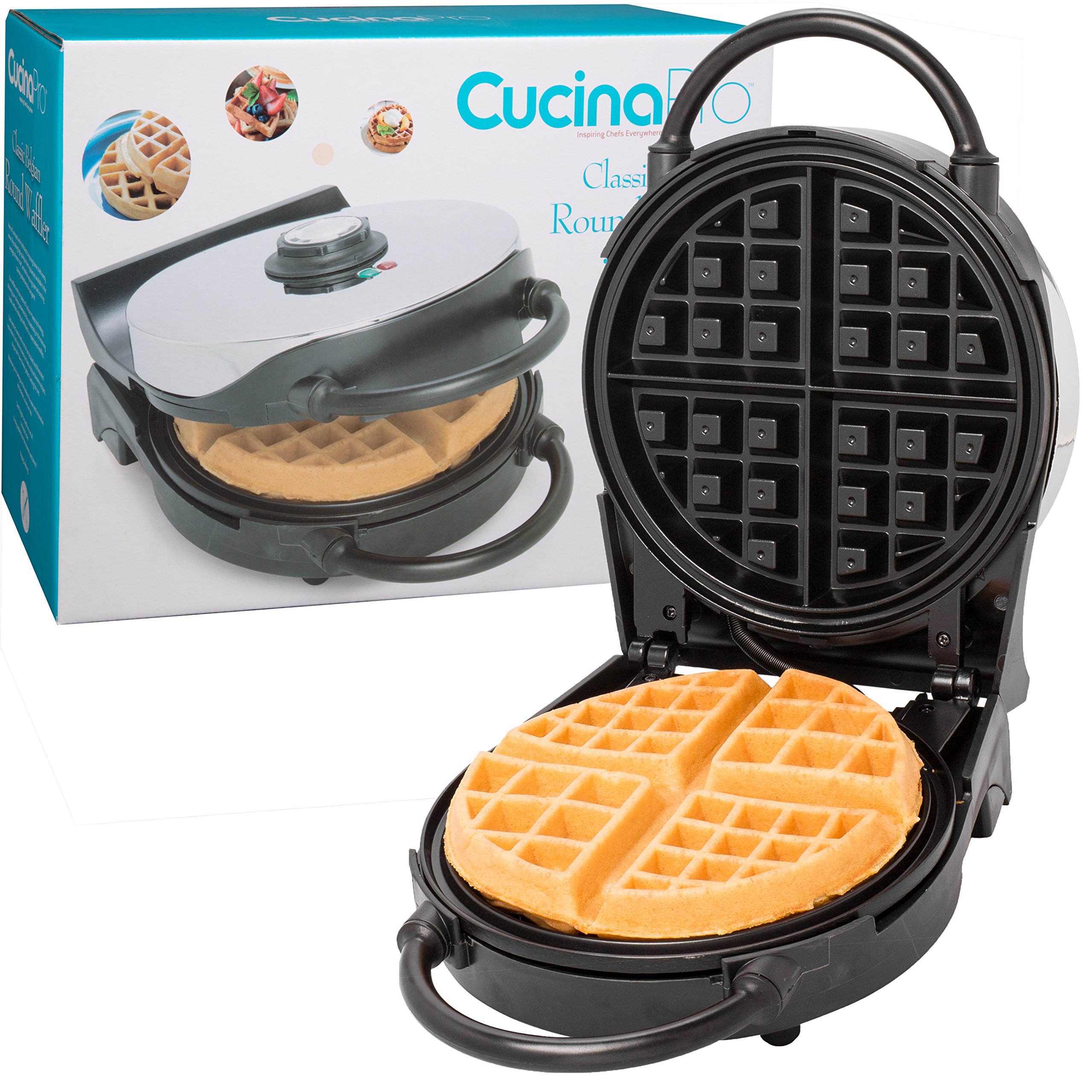 CucinaPro1476 Classic Round Belgian Waffler by CucinaPro