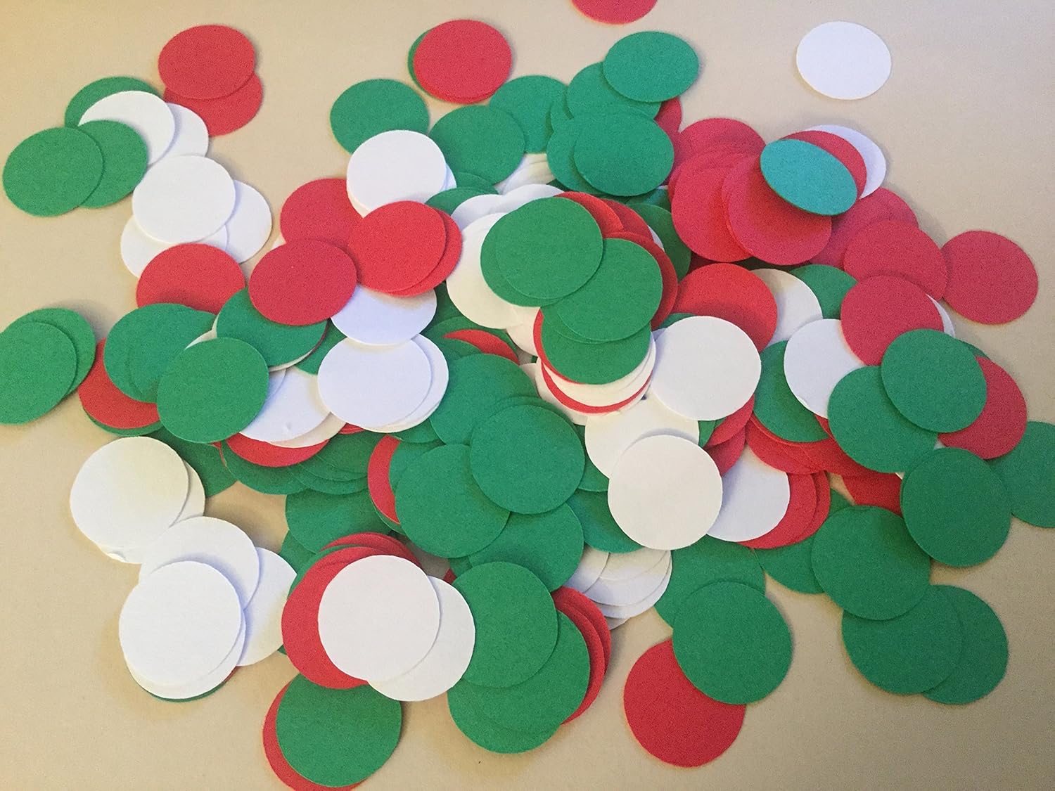 Funfetti Paper Party Confetti Dots in Fresh Greens Mix 300 Pieces