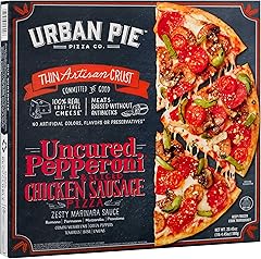 Urban Pie Uncured Pepperoni & Chicken Sausage, 20.45 oz (frozen)