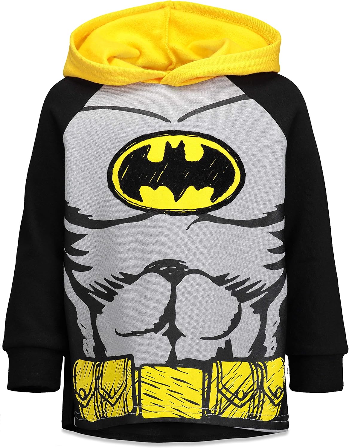 DC Comics Batman Superman Boys Fleece Hoodie with Cape: Clothing