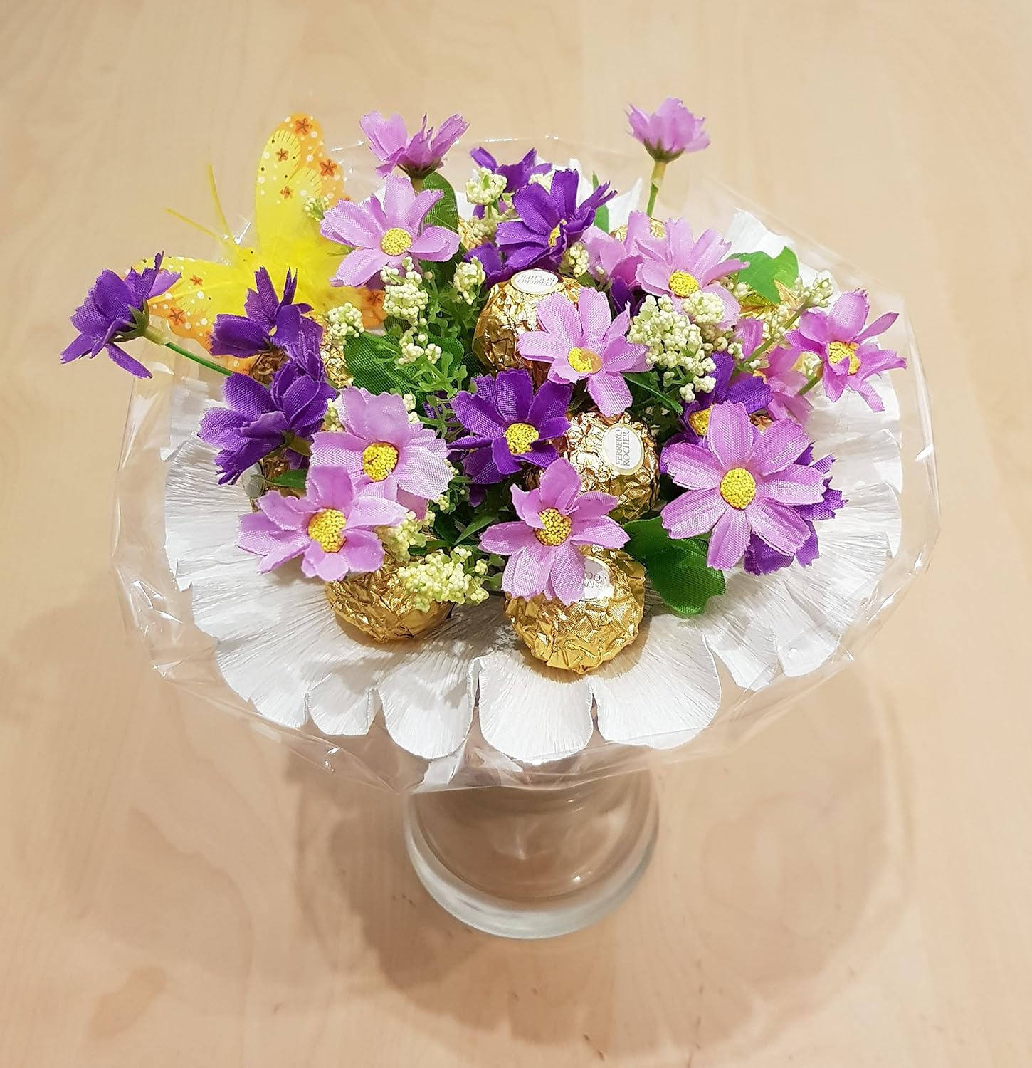 Pralinen Strauß "Ferrero", Geschenk zum Valentinstag ...