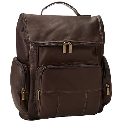 david king multi pocket leather backpack & Co. Extra Large Duffel, Tan, One Size This large computer backpack features one roomy main section with a padded computer section Women's David King Leather 574