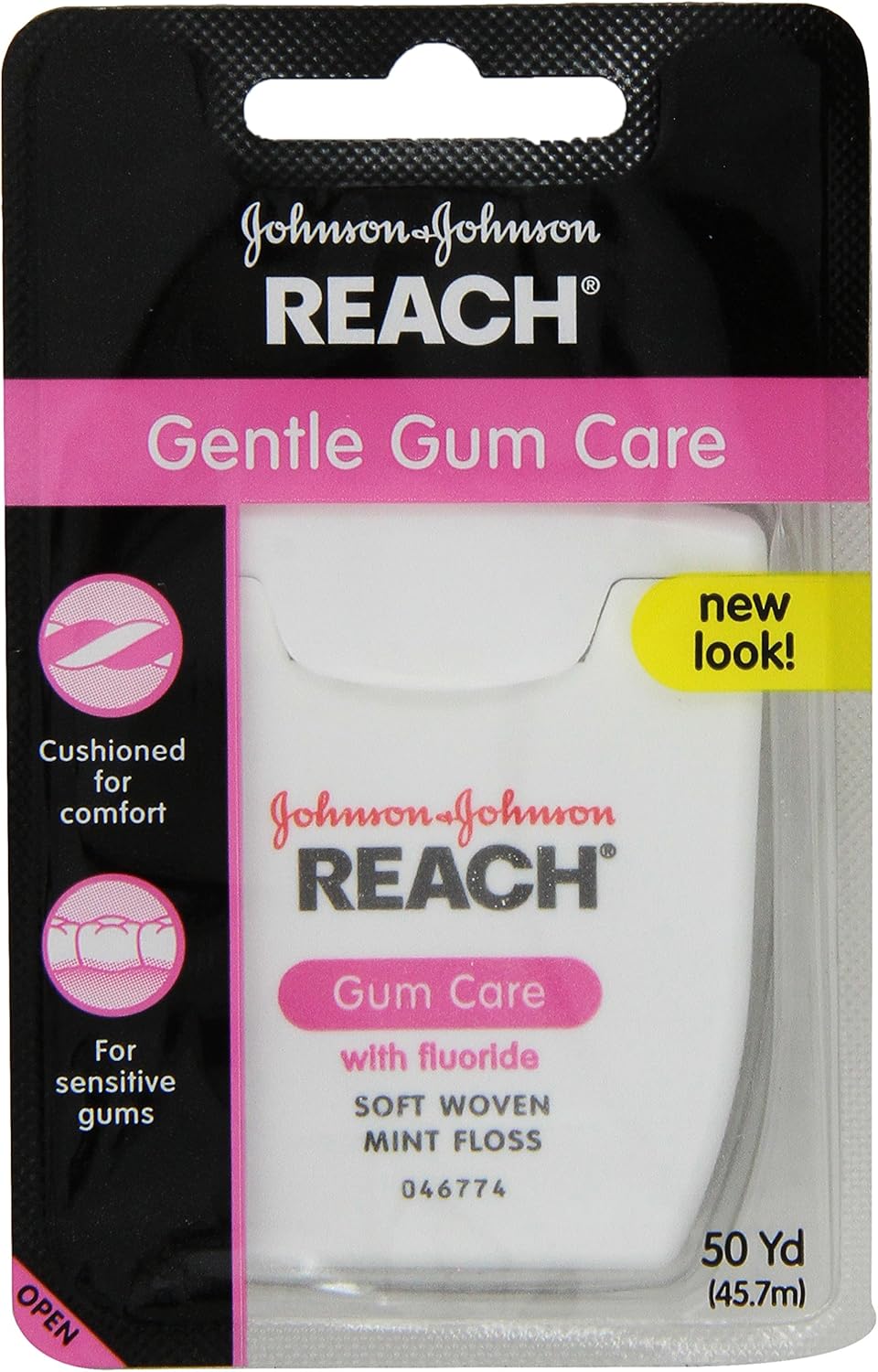 Reach Gentle Gum Care Fluoride Mint Floss, 50 yd. (Pack of 6) Amazon