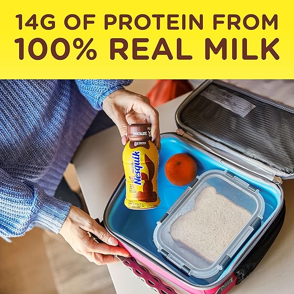 NESQUIK CHOCOLATE LOWFAT MILK, READY TO DRINK