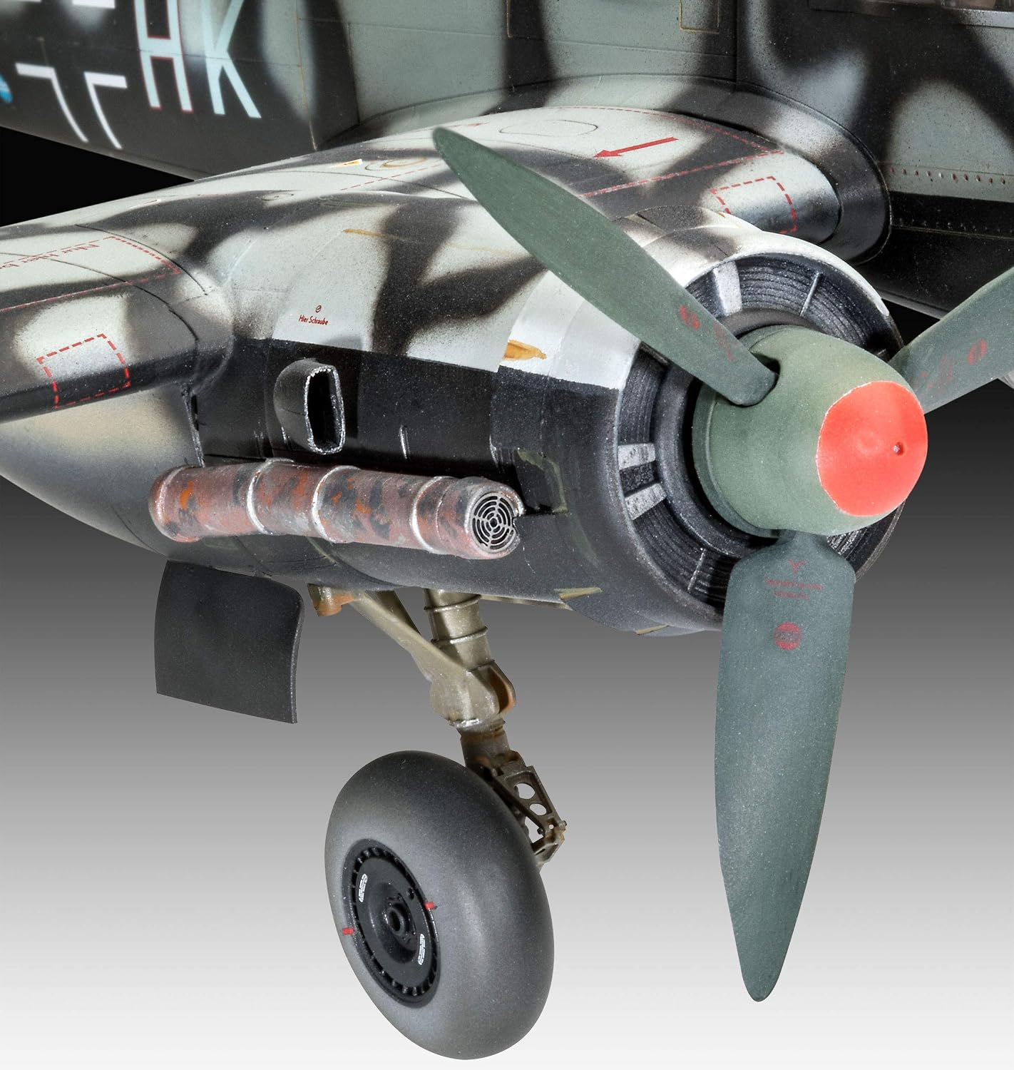 Revell 03855 Junkers Ju188 A-2 "Rächer 1:48 Scale Unbuilt/Unpainted Plastic Model Kit, Green, Brown, Grey, 1/48 - Image 5