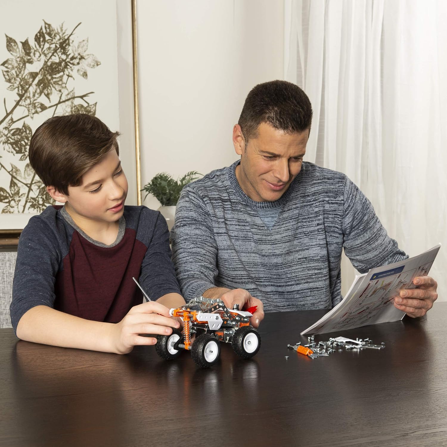 MECCANO, 15-in-1 Super Truck, S.T.E.A.M. Building Kit, for Ages 10 and Up, Multicolor - Image 3