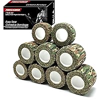 FRESINIDER 9 Rolls Self Adhesive Wrap Athletic Tape Gauze, Breathable Elastic Cohesive Bandage for Sports Injury & Pet (7 Pcs