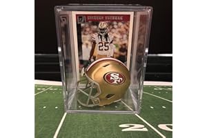 RIDDELL San Francisco 49ers NFL Helmet Shadowbox w/Richard Sherman card