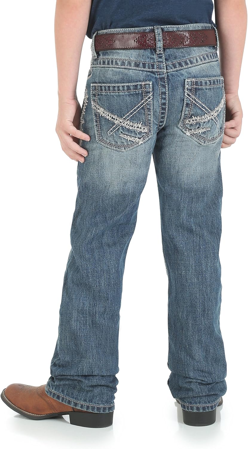 Wrangler Boys' 20x Vintage Boot Cut Jean: Clothing