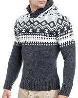 Maglione Natalizio Con Cappuccio Threadbare 'Rudolf' Da Elfo Per Uomo, Taglia L - 2